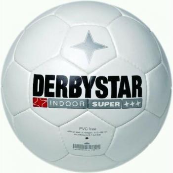 Derbystar Indoor Super - Balón de fútbol Sala, Color Blanco Blanco Weiss Talla:5