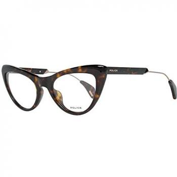 Police VPL855-50722G Women's Optical Frames, Brown, Ø 50 mm, One Size