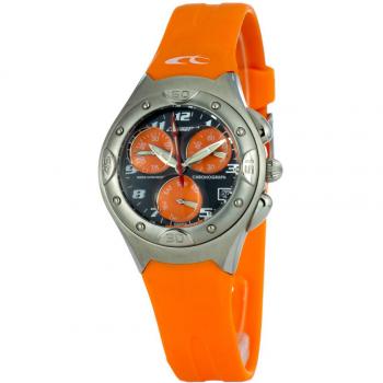 Chronotech Women's Quartz Chronograph Watch with Rubber Strap CT7139L-08 (Ø 35 mm)