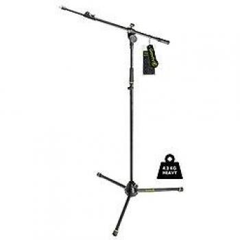 Gravity MS 4322 HDB Heavy Duty Tripod Microphone Stand with 2-Point Telescopic Boom