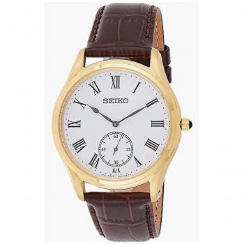 Reloj para Hombre Seiko Conceptual SRK050P1 con correa de cuero, diseño elegante, resistencia al agua, movimiento automático y esfera analógica