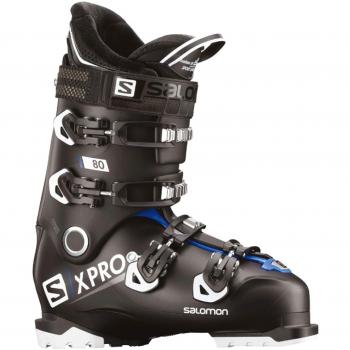 Salomon X-Pro 80 - Botas de esquí, 29.5, Black-Race Blue-White