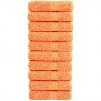 Toallas de mano SOLUND 10 piezas Naranja 50x100 cm 600g/m²