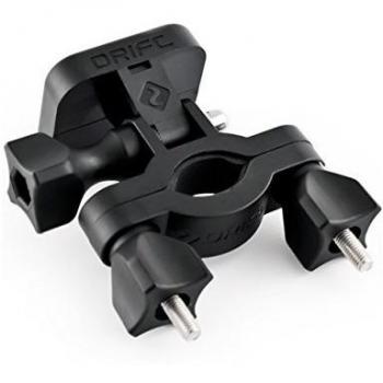 Drift Innovation 30-011-00 30-003-01 Soporte para bicicleta o tubulares hasta 36 mm para Action Cam, color negro