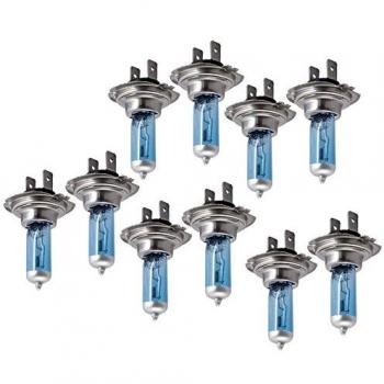 Sonline 10 X H7 Bombilla Lampara Luz Faro Blanca 100W 12V Coches Auto Headlight