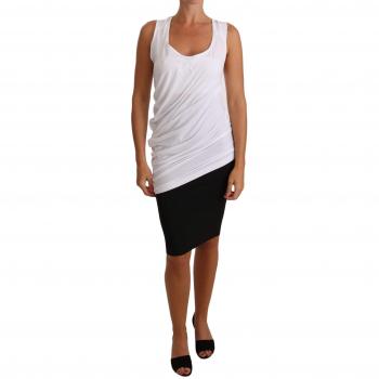 Cavalli Women Top Tank T-Shirt Jersey IT46 | L