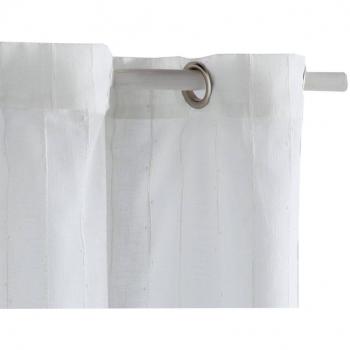 Cortina de Poliéster NARA Blanco Natural 140 x 170 cm Antilo