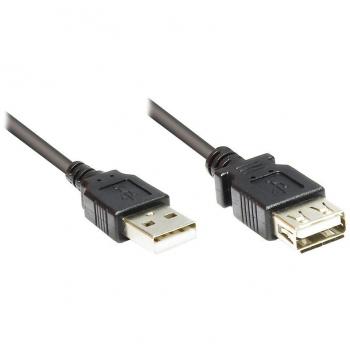 Cable USB 2.0 A a A, extensión de 0.3 m, Good Connections