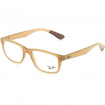 Ray-Ban 0Rx7063, Monturas de Gafas para Hombre, Transparente Beige, 54