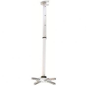 Beamer / Projektor Deckenhalterung weiß ausziehbar von 60 bis 102cm 30° neigbar360° drehbar für Benq TH683
