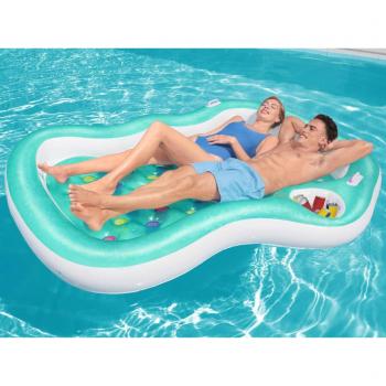 Cama hinchable Bestway Double Designer 224x174 cm Multicolor