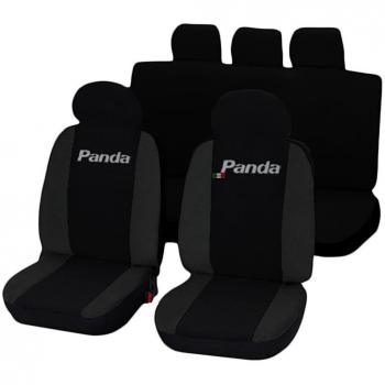 Lupex Shop 17239-01 Fundas para Asientos, Negro/Gris Oscuro