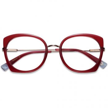 Etnia Barcelona Carabela RDPG Women’s Eyeglasses Red Size 52 - Blue Light Block Available