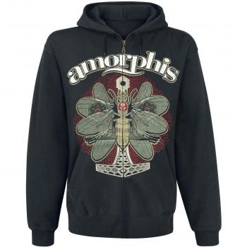 Amorphis The Bee Sudadera capucha con cremallera Negro XXL