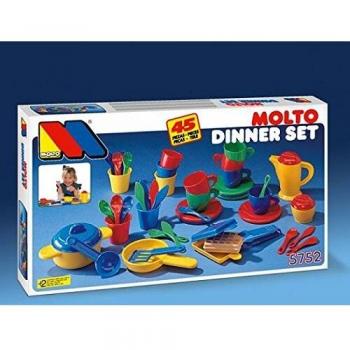 MOLTO | Set de 45 Accesorios para Cocinita de Juguete | Juguetes Educativos para Niños | A Partir de 3 Años | Hecho en España