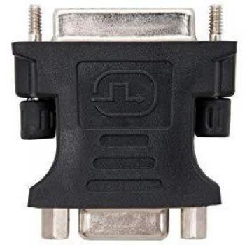 NANOCABLE 10.15.0704 - Adaptador DVI a SVGA, Macho-Hembra, 24+5/M-HDB15/H, Negro