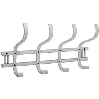Perchero Pared 60x24x26 Alamo y Abedul Blanco