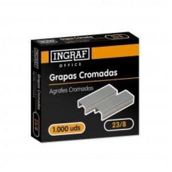 GRAPAS 23/8 GALVANIZADAS - CAJA DE 1000 UNIDADES