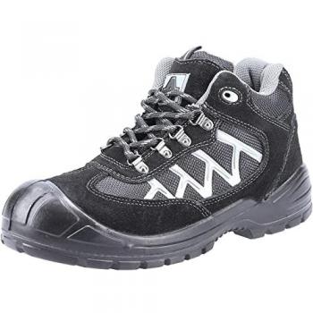 Amblers Safety Men's 255 Black Hiker Lace-Up Safety Boots Size UK 9