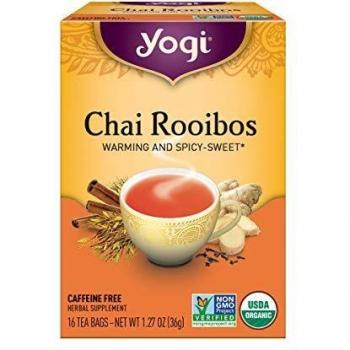 Yogi Teas Tea Chai Rooibos Org