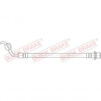 Tubo de freno QUICK BRAKE 58.007 - Latiguillo de freno, alta resistencia, compatible con sistemas de frenos hidráulicos, fabricado en materiales duraderos y resistentes a la corrosión, longitud óptima para instalación
