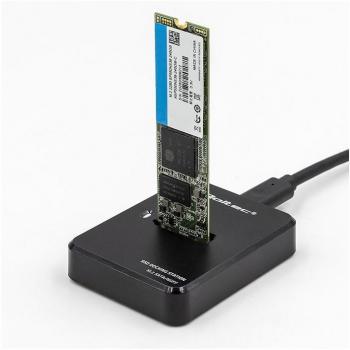 Estación de acoplamiento SSD M.2 SATA NGFF USB 3.1 Qoltec 50314
