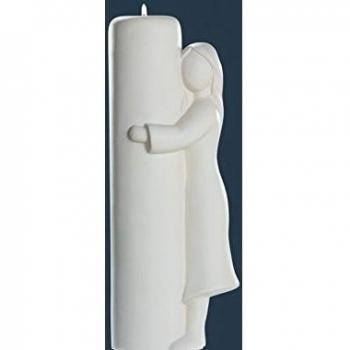 Gilde Skulpture a la luz de la mirada de cerámica de Francis de la escultura de crema de 31 cm 30972 idea de decoración para cumpleaños con diseño de boda de diseño de la idea de