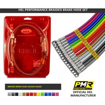 BMW 3 Series E93 320 M deporte 2008- ACERO INOXIDABLE trenzado freno manguera flexible Kit