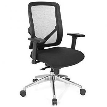 Silla de oficina/silla giratoria SONIK tejido de malla negro