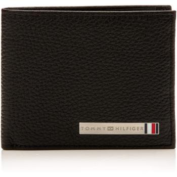 Tommy Hilfiger - Th Plaque Mini Cc Wallet, Carteras Hombre, Negro