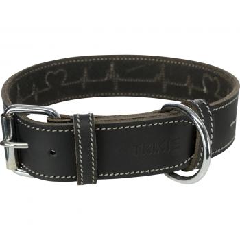 Collar de Cuero Engrasado Rustic Latido L-XL: 55-65 cm/40 mm
