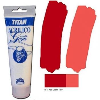 ACRÍLICO GOYA ESTUDIO ROJO CADMIO TONO 125 ML Nº 41