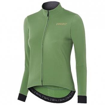 Maillot de ciclismo mujer Spiuk Profit Cold&Rain manga larga verde talla L