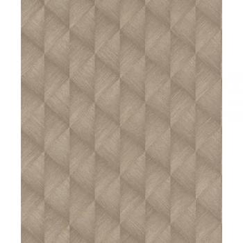 Rasch Tropical House 3D Effect Non-Woven Wallpaper, Brown and Gold, 0.53 x 10.05 m, 5.33 sqm