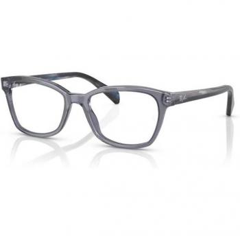 Ray-Ban Kids RY1591 3924 Child Square Eyeglasses Transparent Blue Size 46 - Blue Light Block Available