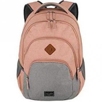 Travelite Basics Laptop Backpack 15.6 Melange Rose/Grey