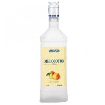 Licor de Melocotón SYS - Licor de melocotón, 6 botellas de 70 cl cada una, presentación en caja