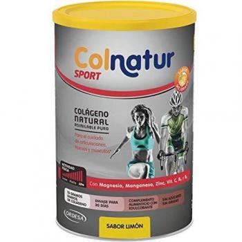 Colnatur Sport Limón - Colágeno con Magnesio, Zinc y Vitamina C para Músculos, Huesos y Articulaciones, 350g