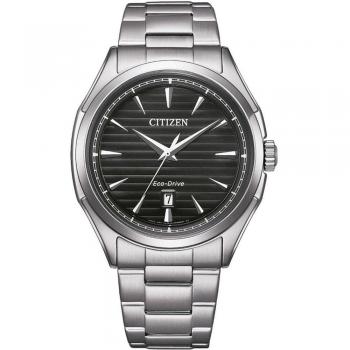 Citizen Eco-Drive Classic Solar Quartz Black Watch AW1750-85E