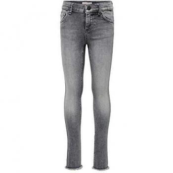 Only Konblush Skinny Raw Jeans 0918, Gris