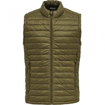 Hummel Red Quilted Sleeveless Puffer Vest