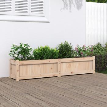 vidaXL Garden Planter 150x31x31 cm Solid Wood Pine