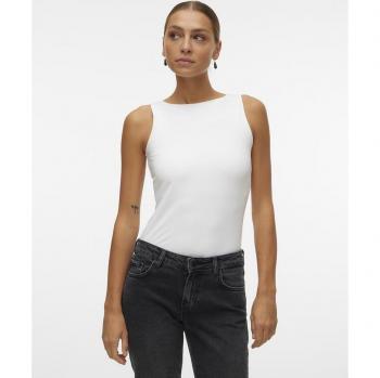 Vero Moda - Top con escote cuadrado de mujer sin mangas