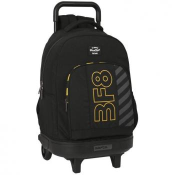 Mochila Escolar con Ruedas BlackFit8 Zone Negro 33 X 45 X 22 cm