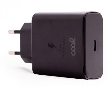 Cool Cargador Tipo-C Ultra Rápido 45W Negro