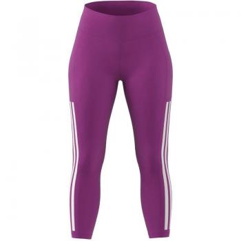Mallas de fitness Adidas Optime 3 Stripes Full Length Mujer Morado, características: diseño de longitud completa, color lila/morado, talla XL, ideales para entrenamiento y actividades deportivas