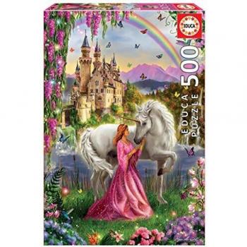 Educa 500-Piece Fairy and Unicorn Puzzle
