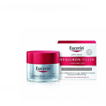 Eucerin Crema Facial de Noche Hyaluron-Filler + Volume-Lift Para Todo Tipo de Piel 50 ml