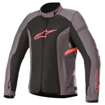 Alpinestars Stella T-Kira V2 Air Women's Motorcycle Textile Jacket - Tech-Air® 5 Compatible - Tar Gray/Black/Diva Pink
