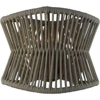 Aplique de pared exterior beige oscuro Polinesia